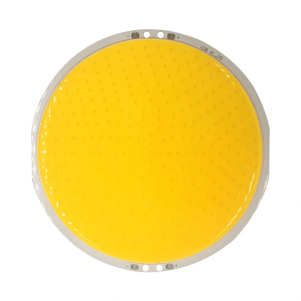 DC12V затемнения круглый COB светодиодный светильник Панель светильники 12V 50W Светодиодный лампа с диммером Синий Теплый Холодный белый Цвет Алюминий плата COB 108 мм