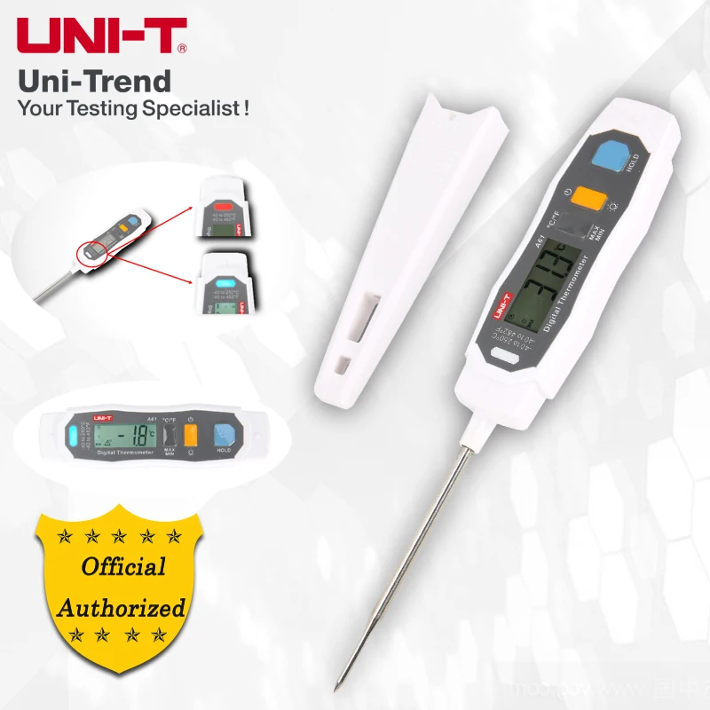 UNI T A61 зонд типа термометр (IP65) Температура молока/Кухня Еда/Температура