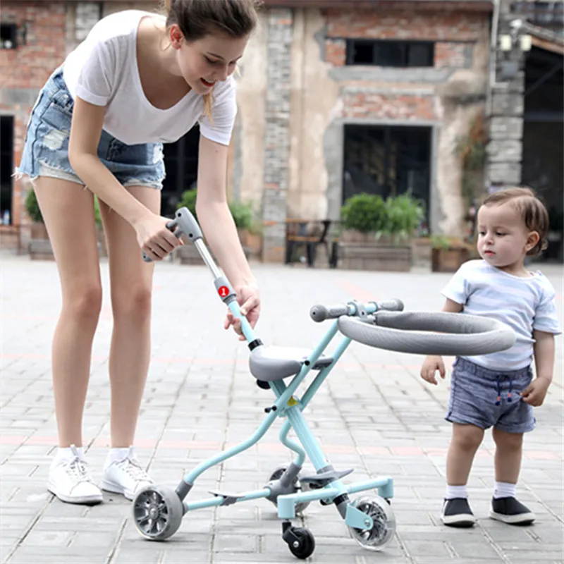 Ультралегкий трехколесный велосипед для детей детская коляска велосипеда