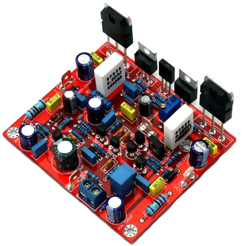 Плата усилителя мощности NJW0281/NJW0302 MJE15032/MJE15033 50 Вт постоянный ток +/ 45 В класс A