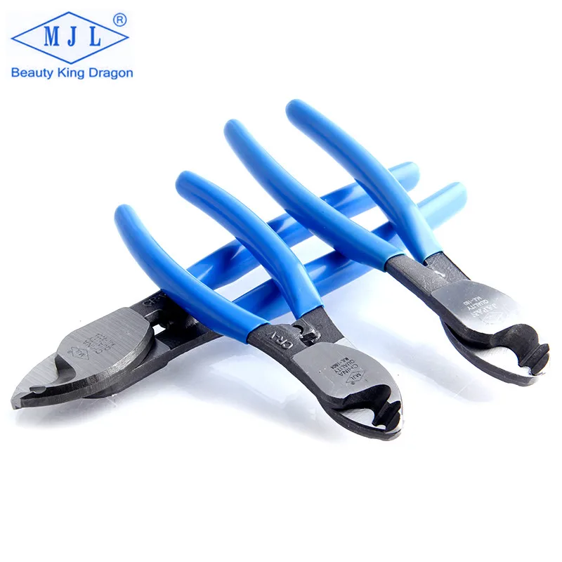 

MJL 6''/7''/8" Cable Cutter Wire Cutting Pliers Electricial Wire Stripper Multifunction Electrician Tools