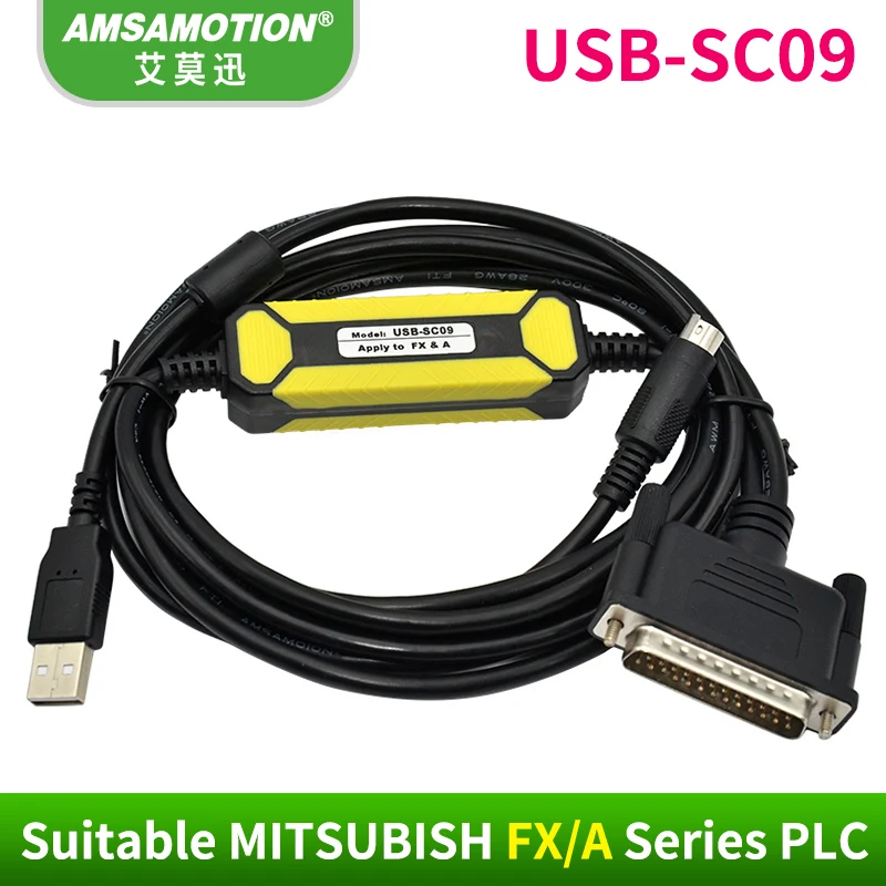 USB-SC09 подходит для Mitsubishi FX/A серии PLC Кабель для программирования дизайн SC-09