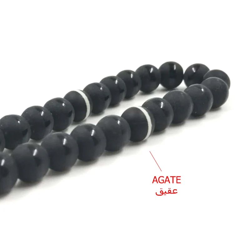 Кристалл Tasbih с агатом кисточка популярный стиль кристалл черного цвета