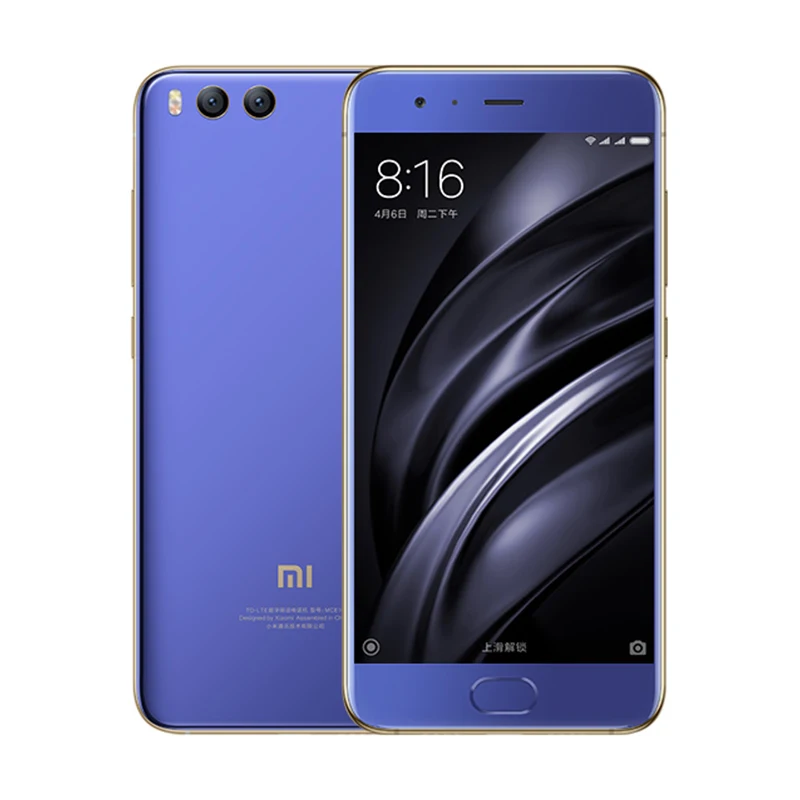 Xiao mi 6 GB 128 мобильный телефон Snapdragon S835 Восьмиядерный 5 15 &quot1920*1080 двойной 12.0MP 3350 mAh