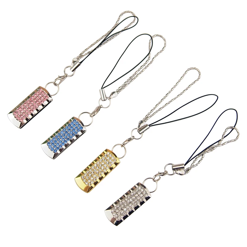 USB флеш накопитель модный металлический цветной мини 64 ГБ 32 16 8 4 Гб 2 0 свадебный