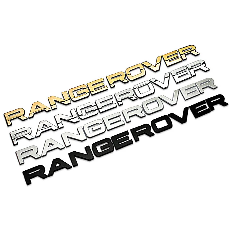Высокое качество RANGE ROVER 3D наклейки в виде букв для Land Rover капот багажника табличка