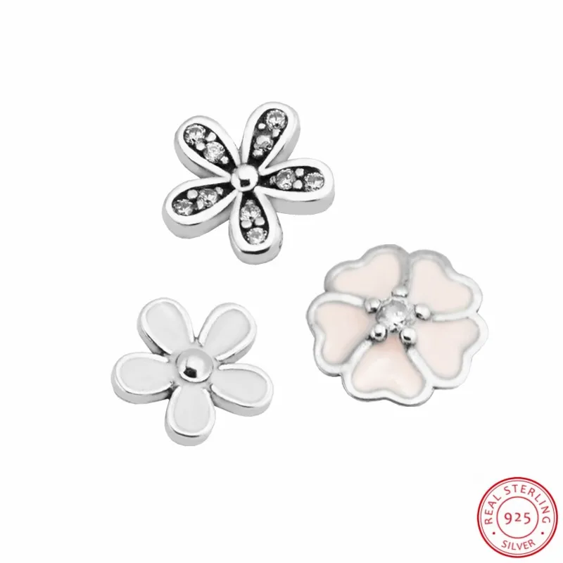 Поэтические маленькие бусины из стерлингового серебра 925 пробы DIY Fit Pandora