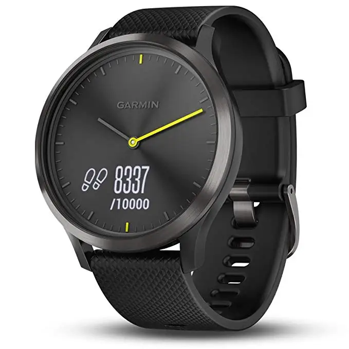 Классические часы garmin vivomove HR спортивные часы монитор сердечного ритма фитнес Смарт-часы для мужчин и женщин водонепроницаемые цифровые часы - Цвет: Черный