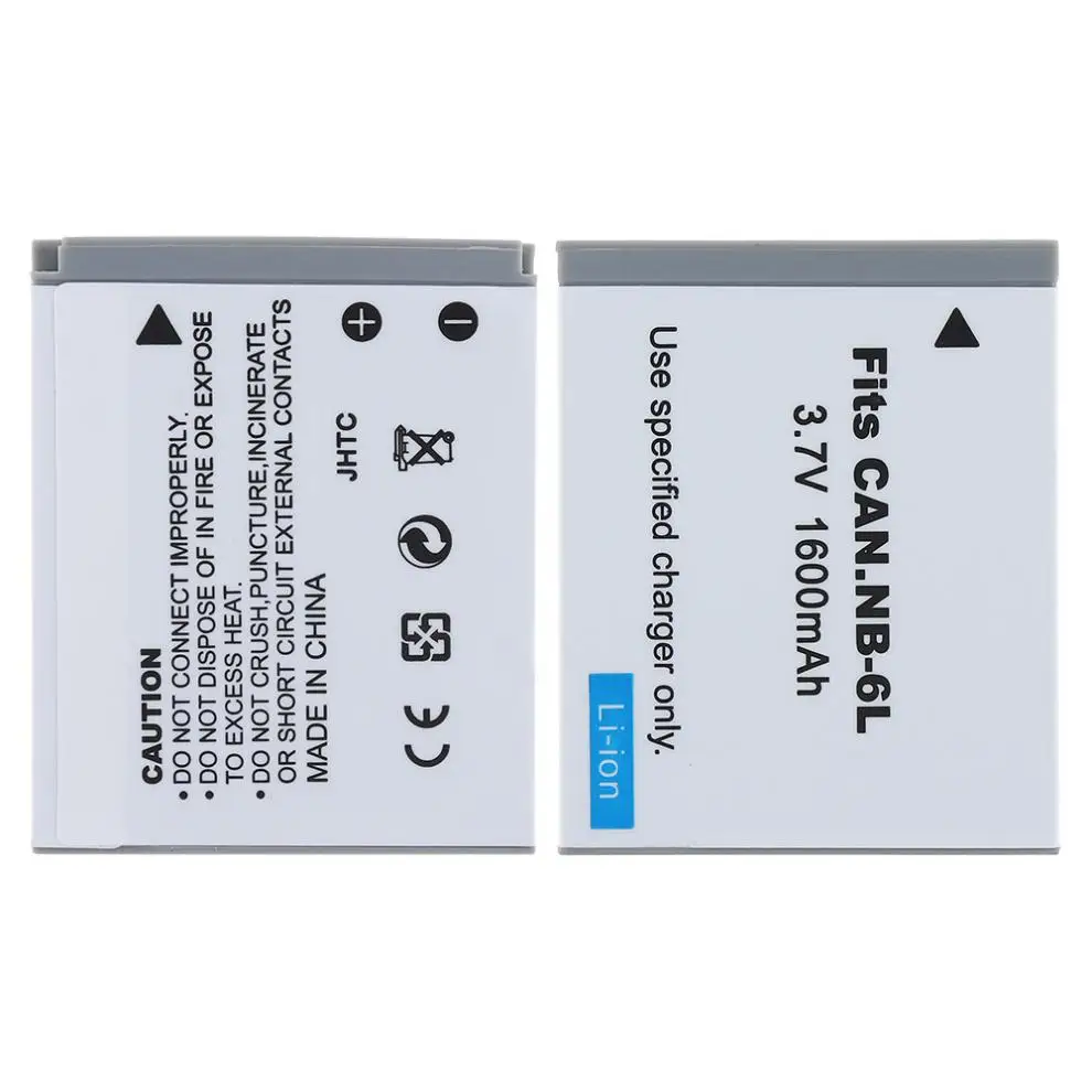NB 6L 3 7 V 1600mAh литий ионная аккумуляторная батарея камеры подходит для Canon PowerShot S90