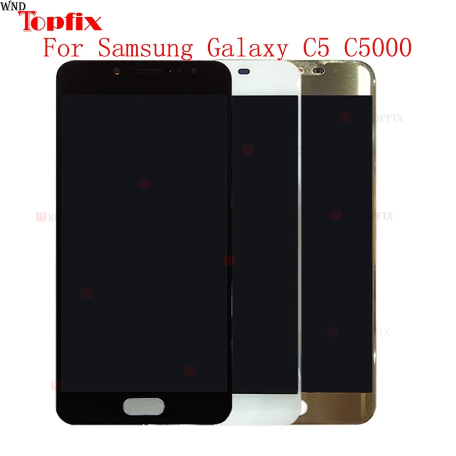 В наличии супер AMOLED для SAMSUNG C5 C5000 ЖК-дисплей кодирующий преобразователь