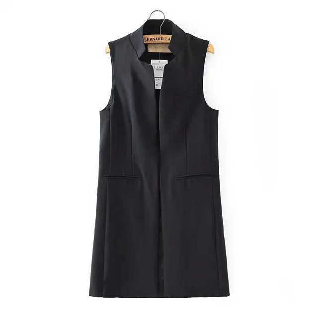 

New Arrival European Style Three Colors Women Long Vests Women's Fashion Waist coat