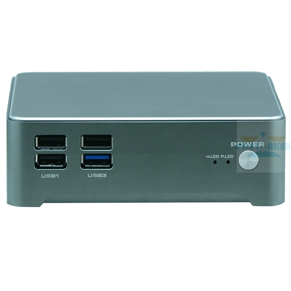Nano PC NUC J1900 N2805 безвентиляторный мини ПК Windows 7 10 четырехъядерный двойной LAN NIC 1 HDMI Мини компьютер