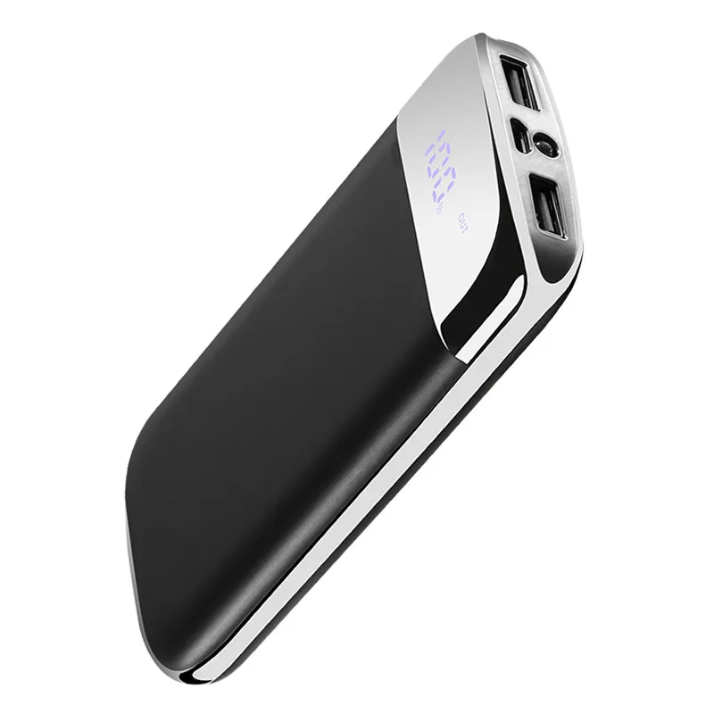 30000 мАч Внешний аккумулятор внешний PoverBank 2 USB LCD Mini Powerbank Портативное зарядное