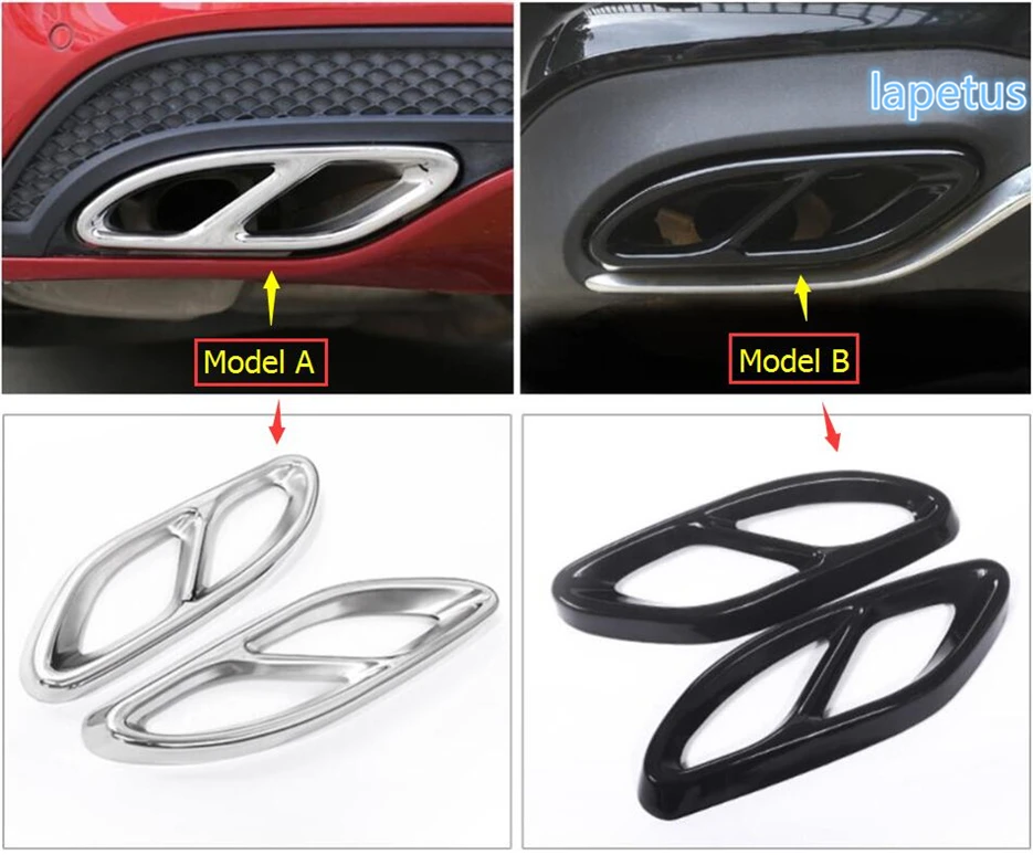 Lapetus задняя крышка выхлопной трубы с наконечником для украшения рамки подходит