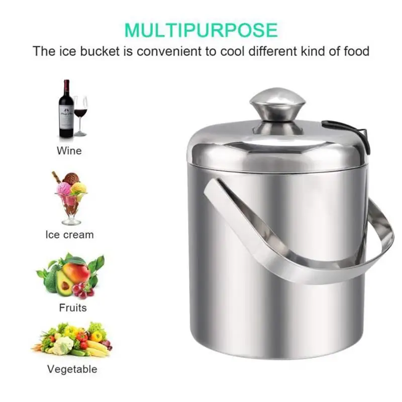 1 шт. коктейльный шейкер из нержавеющей стали с крышкой и щипцами | Дом сад