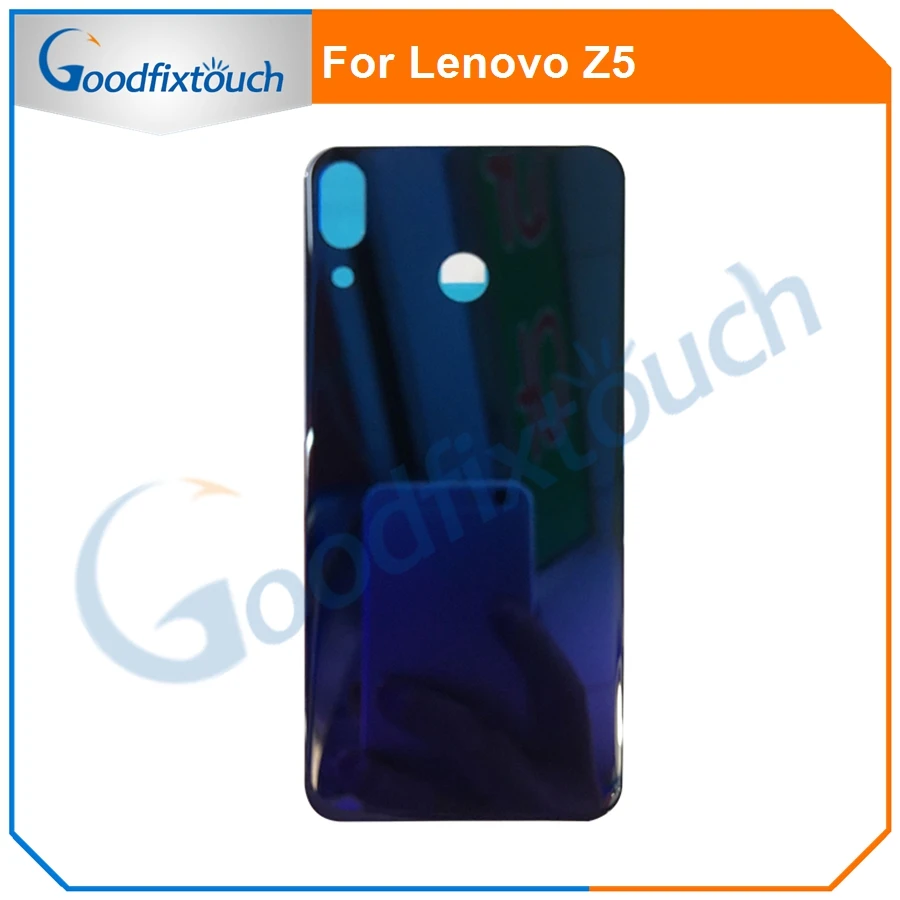 Стеклянная Крышка батарейного отсека для Lenovo Z5 L78011 L78012 задняя крышка корпуса
