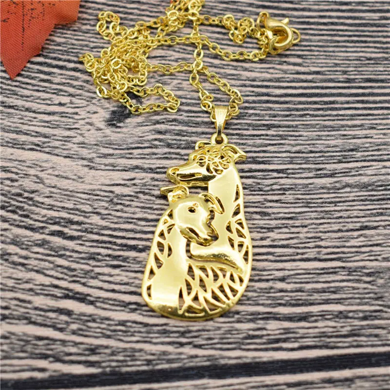 LPHZQH Модный Аксессуар Мультфильм Бохо Шикарный белый парный собака ожерелье