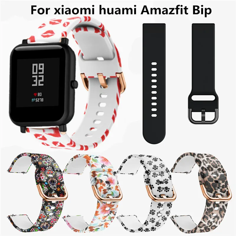 Ремешок для часов Xiaomi Huami Amazfit Bip 20 мм мягкий силиконовый ремешок Samsung Gear S2
