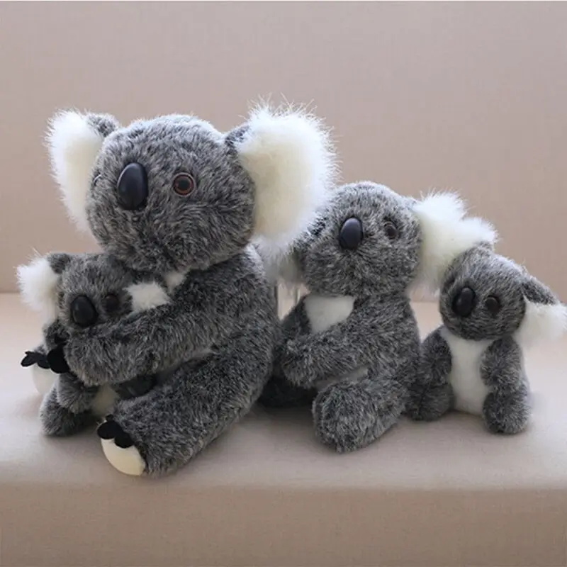 Серый плюш Игрушечные лошадки детские подарки милый коала чучела Куклы