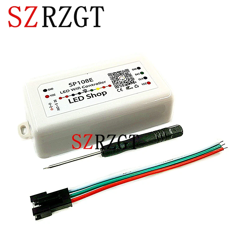 SP108E WIFI светодиодный контроллер Smart APP управление WS2812B WS2811 WS2813 APA102C светодиодная