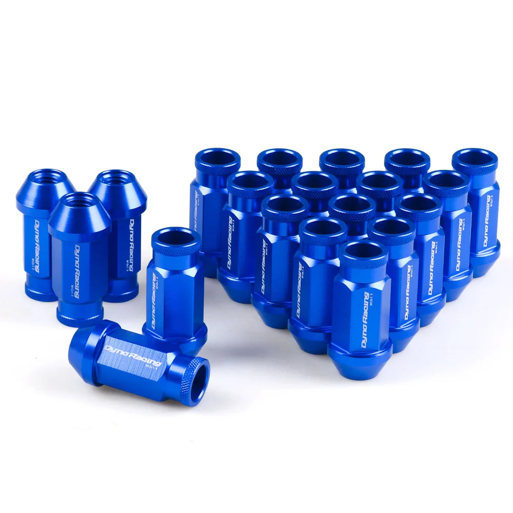 Dynoracing M12X1.5/M12X1.25 Алюминиевые гайки для гоночного колеса Honda Ford Toyota 20