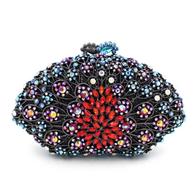 Женские вечерние сумки роскошный клатч с бусинами ручной работы винтажный