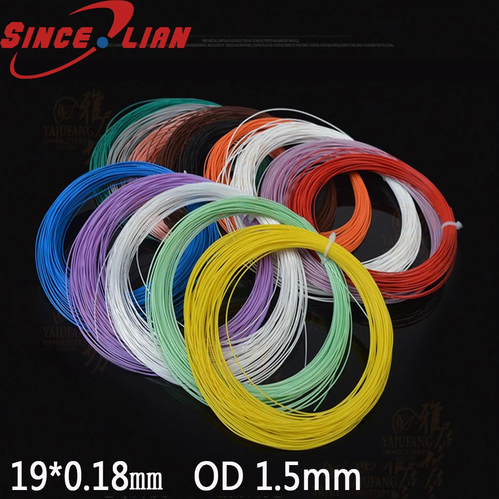 Посеребренный кабель провод из ПТФЭ 20 AWG UL10064 OD 1 5 мм для наушников сделай сам