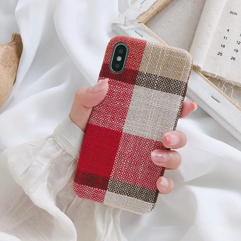 Роскошный зимний тканевый сетчатый чехол для телефона Apple iPhone X 8 7 6S 6 Plus чехлы в