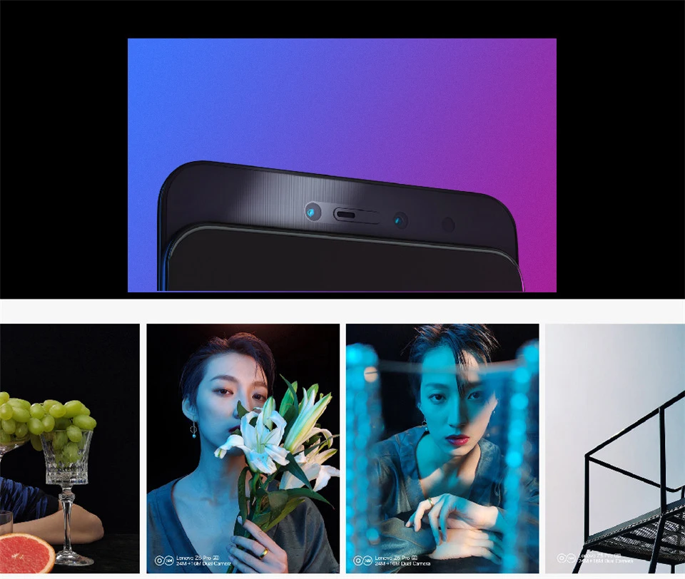 Мобильный телефон Lenovo Z5 Pro 6 Гб 64 Гб ZUI 10,0 4G FDD LTE 6,3" Super AMOLED 2340x1080 Восьмиядерный процессор Snapdragon 710 с двойной камерой AI NFC