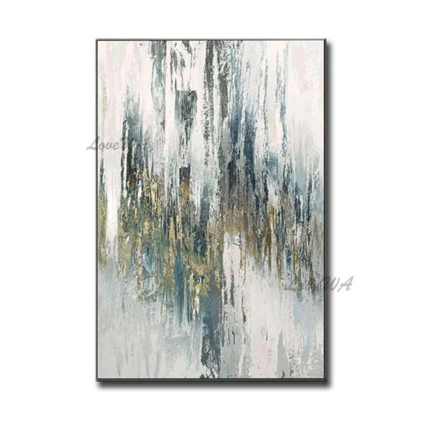 

Large Size Gold 100% Hand Painted Abstract Canvas Art Oil Painting Wall Colorful Paintings Art Decor For Living Room Decoration