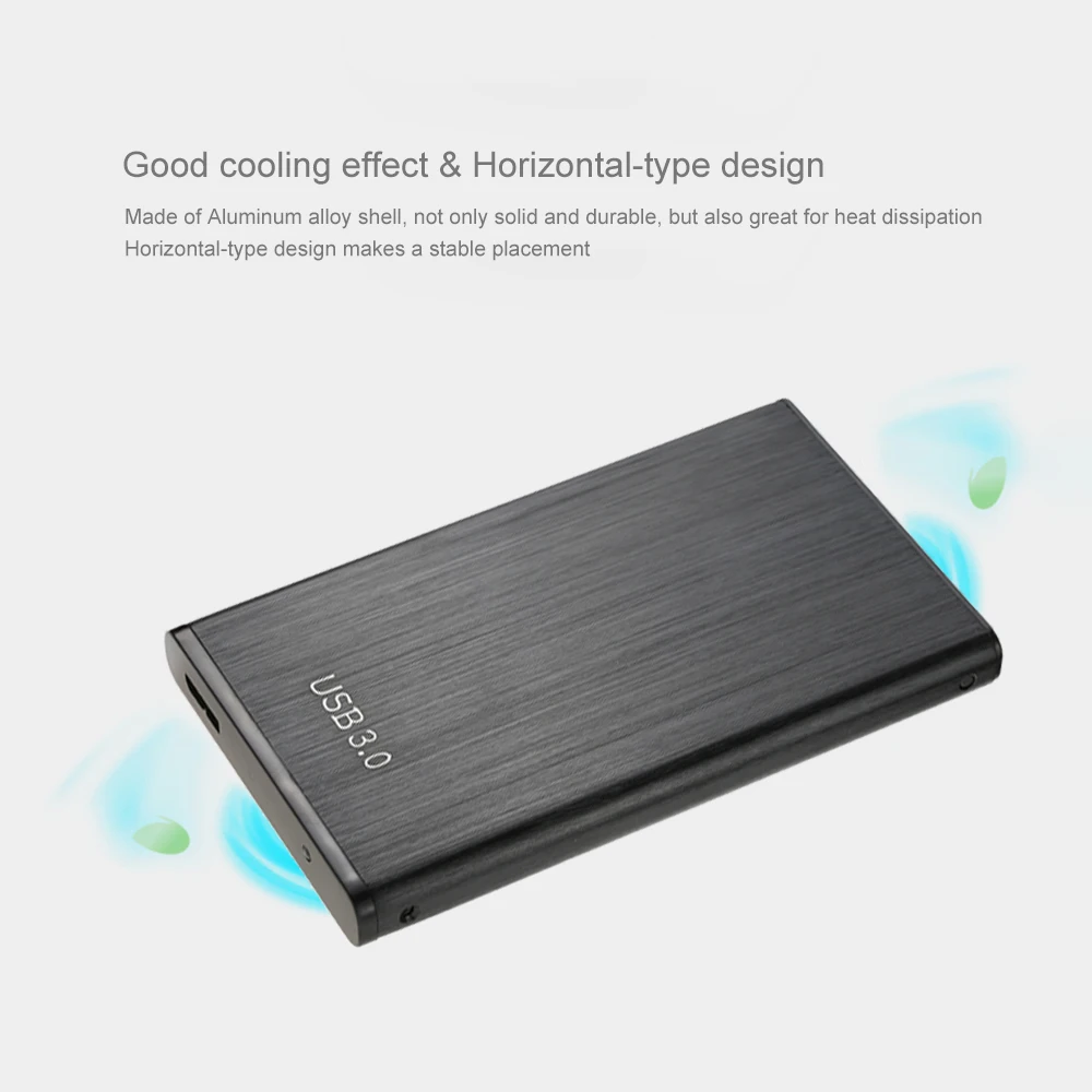 Супер Скорость 6 Гбит/с Алюминий 2 ТБ 2," SATA SSD HDD жесткий диск с USB 3,0 адаптер конвертера карты внешний чехол Caddy+ USB кабель