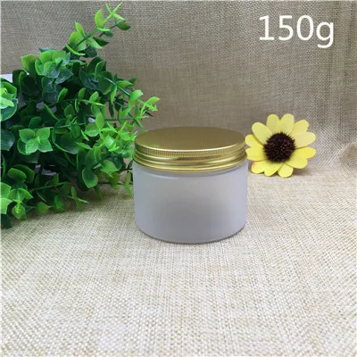 150 g aluminum cap 30 шт 50 100 150 200 г пустые матовые пластиковые бутылки банка бак горшок золотой розовый алюминиевый колпачок косметические контейнеры - Цвет: 150 g aluminum cap