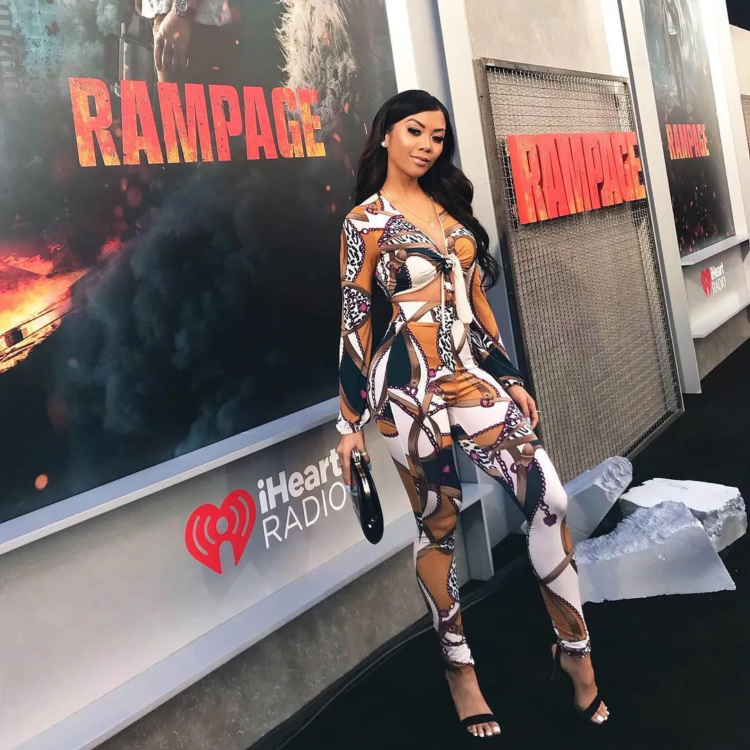 2019 Европейская и американская мода Новый женский сексуальный ночной клуб печати