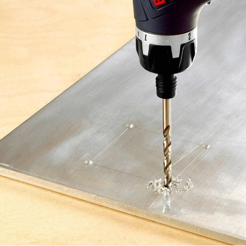 Prostormer 13 шт. высокоскоростное стальное сверло с металлическим титановым