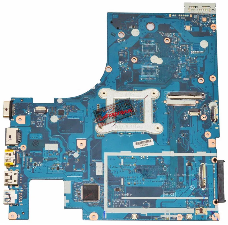 Оригинальный Для Lenovo G50 45 Материнская плата ноутбука A6 6310 1 8 ГГц процессор ACLU5/ACLU6