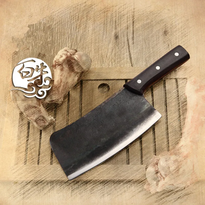 Универсальный нож ручной работы из углеродистой стали кухонный шеф повара