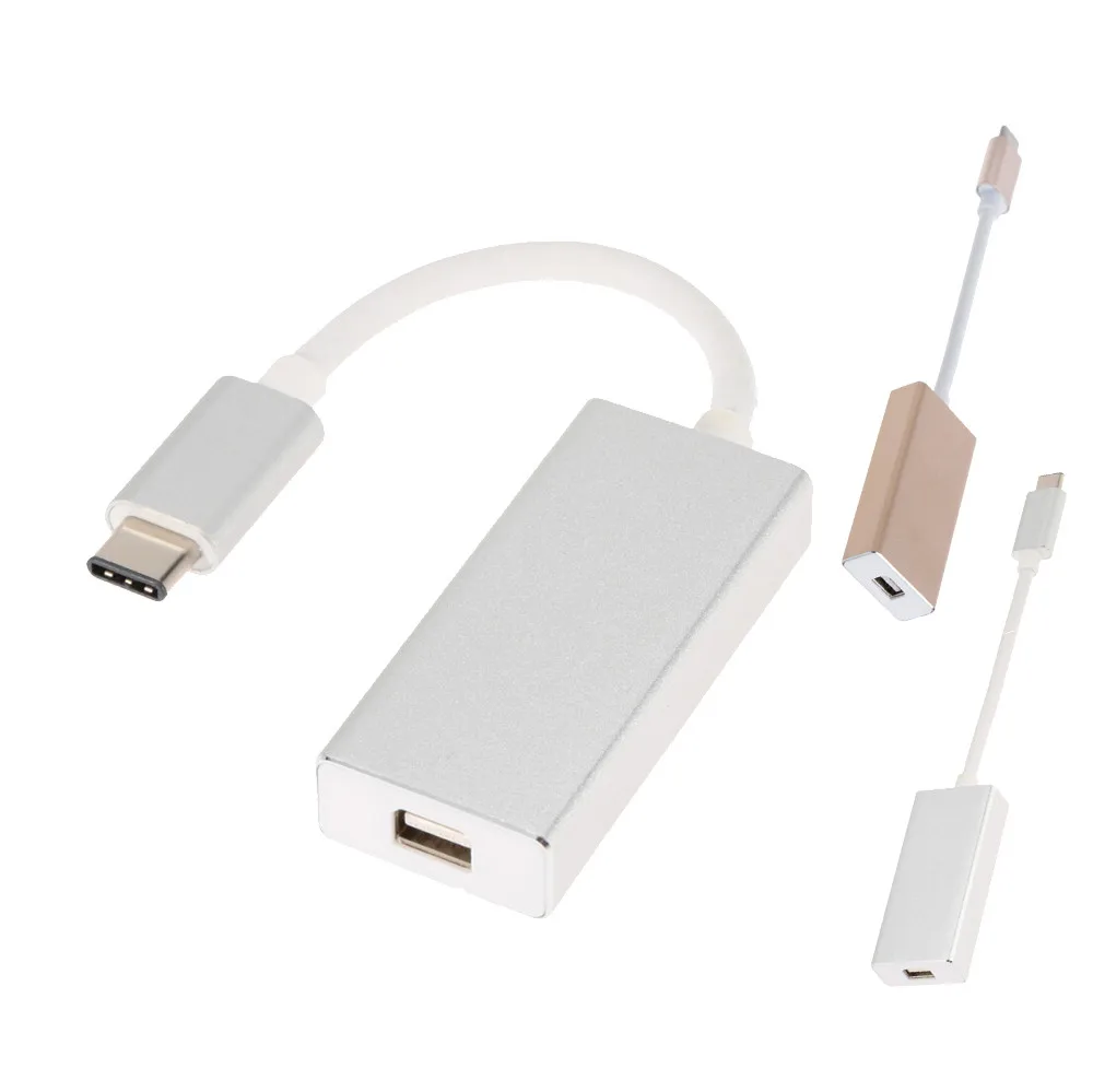 USB 3 1 type C к Mini DP DisplayPort конвертер адаптер 4K * 2K HD для MacBook Pro F722|Компьютерные кабели и
