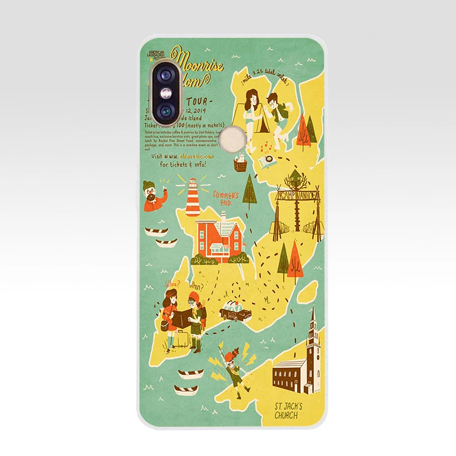206AQ Wes Andersons багаж Мягкий Силиконовый ТПУ чехол для телефона xiaomi redmi 6 pro note 5 plus 4 4x mi 8