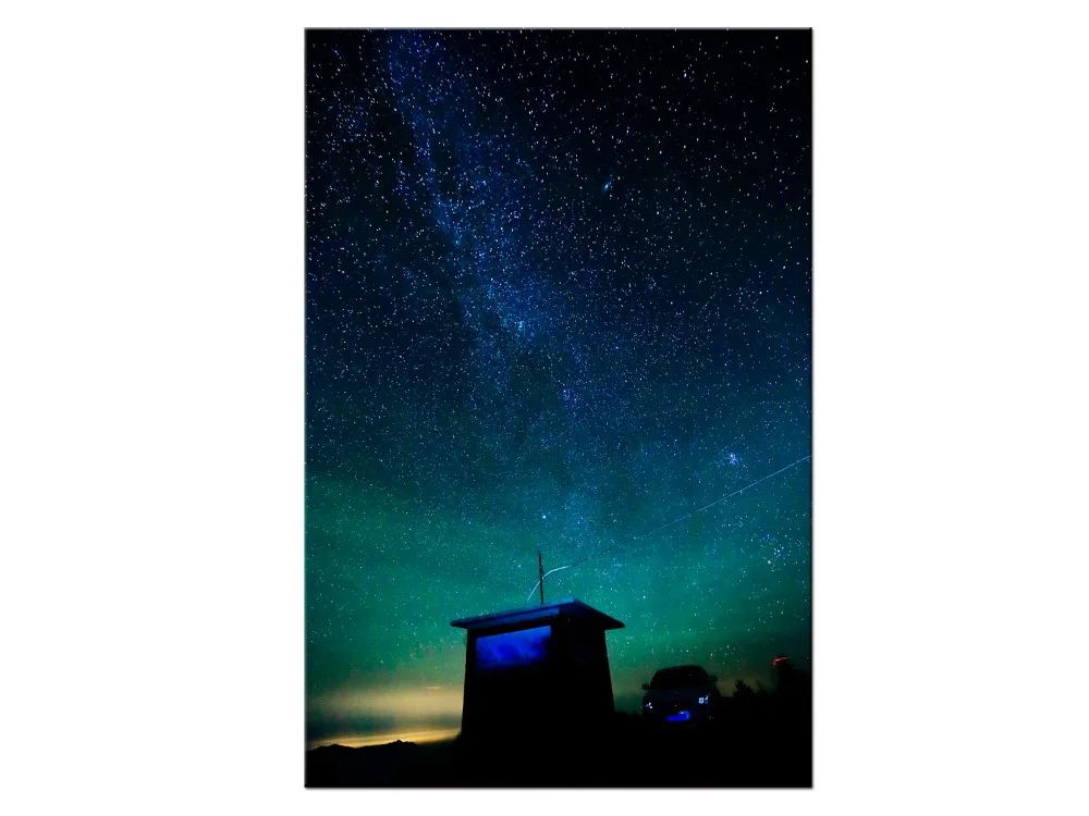 Лидер продаж 1 шт./компл. ночное небо Метеор холст живопись гостиная украшения