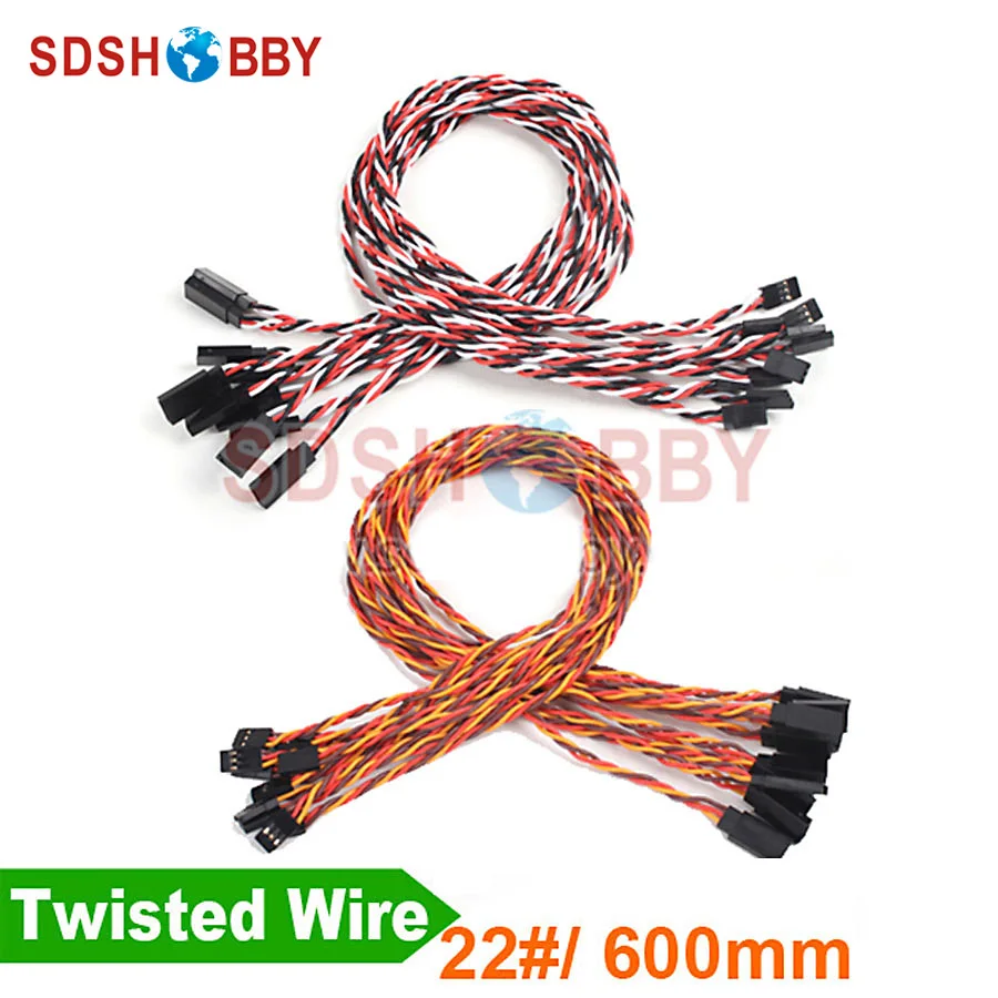 10 шт * Сверхмощный 22 # /22AWG сервоскрученный провод 600 мм|servo wire|wire servowire wire |
