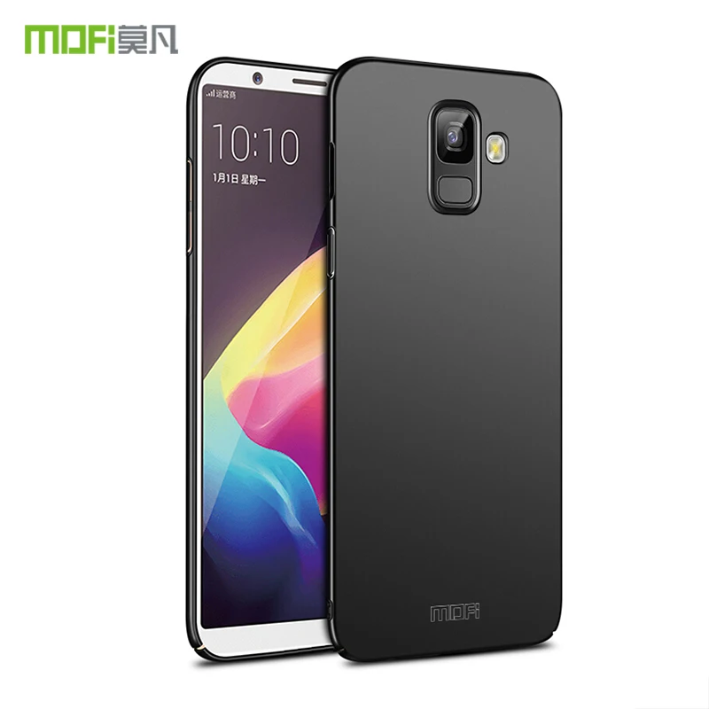 Чехол для samsung Galaxy A6 2018 MOFi бренд класса люкс 360 чехлы на все тело жесткий с узором