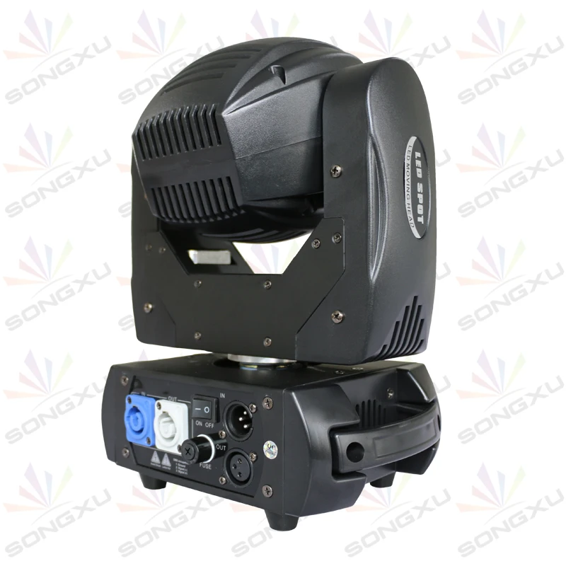 SONGXU 40 Вт LED Moving Head Light 3 Face Prism DMX контроллер Spot для театральной сцены Дискотека