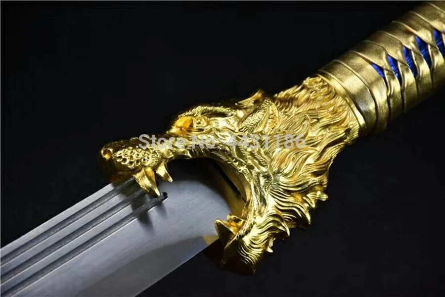 Уникальный тигровый меч WuShu Da Dao Китай кунг фу из высокомарганцевой стали острый