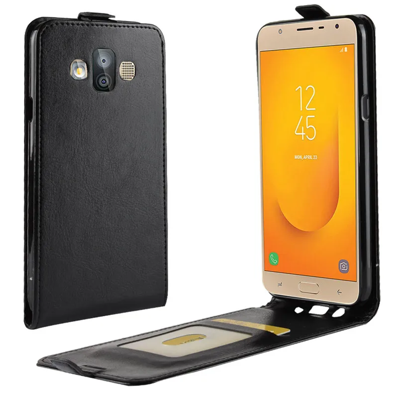 Чехол для телефона s samsung Galaxy J7 Duo 2018 Чехол-бумажник из полиуретана с откидной