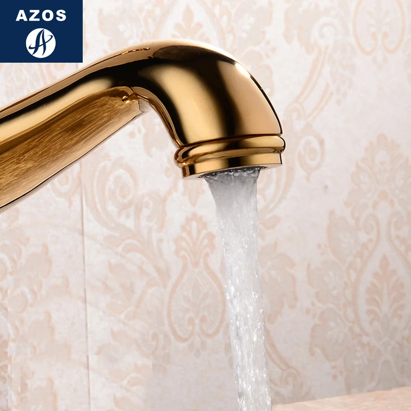 

Azos Under Counter Basin Faucet Soft Wash Basin Brass White Cold and Hot Switch Shower Room Basin Bathroom Cabinet Single Handl