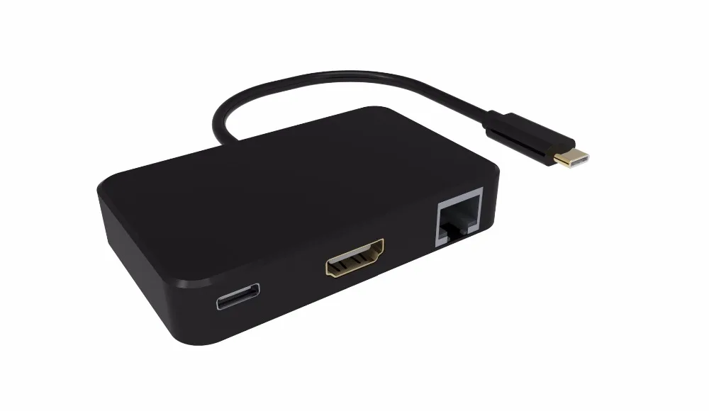 Thunderbolt 3 док-станция USB c hub usb3.1 Type-c к HDMI Ethnernet RJ45 кабель-адаптер для Samsung S8 macbook pro dell xps