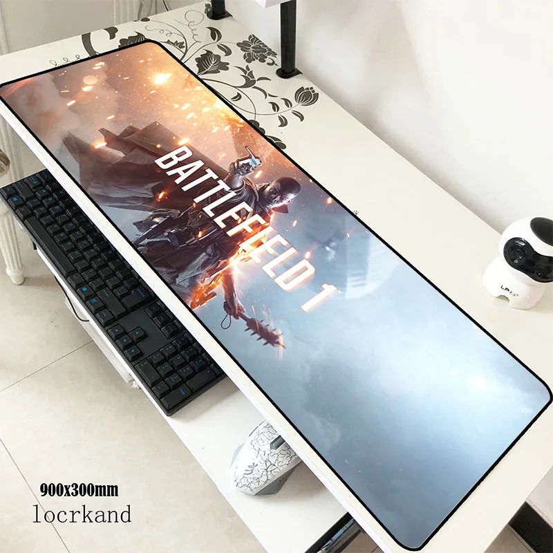 Коврик для мыши игровой толщина 900x300x3 мм большой коврик с клавиатурой Новое