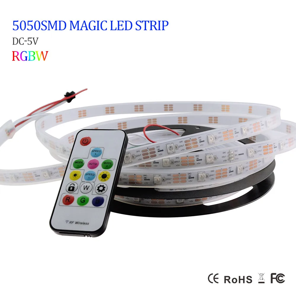 DC 5 В RGB цветная светодиодная лента WS2812b WS2812 2812 IC IP67 Светодиодная Fita De неоновая