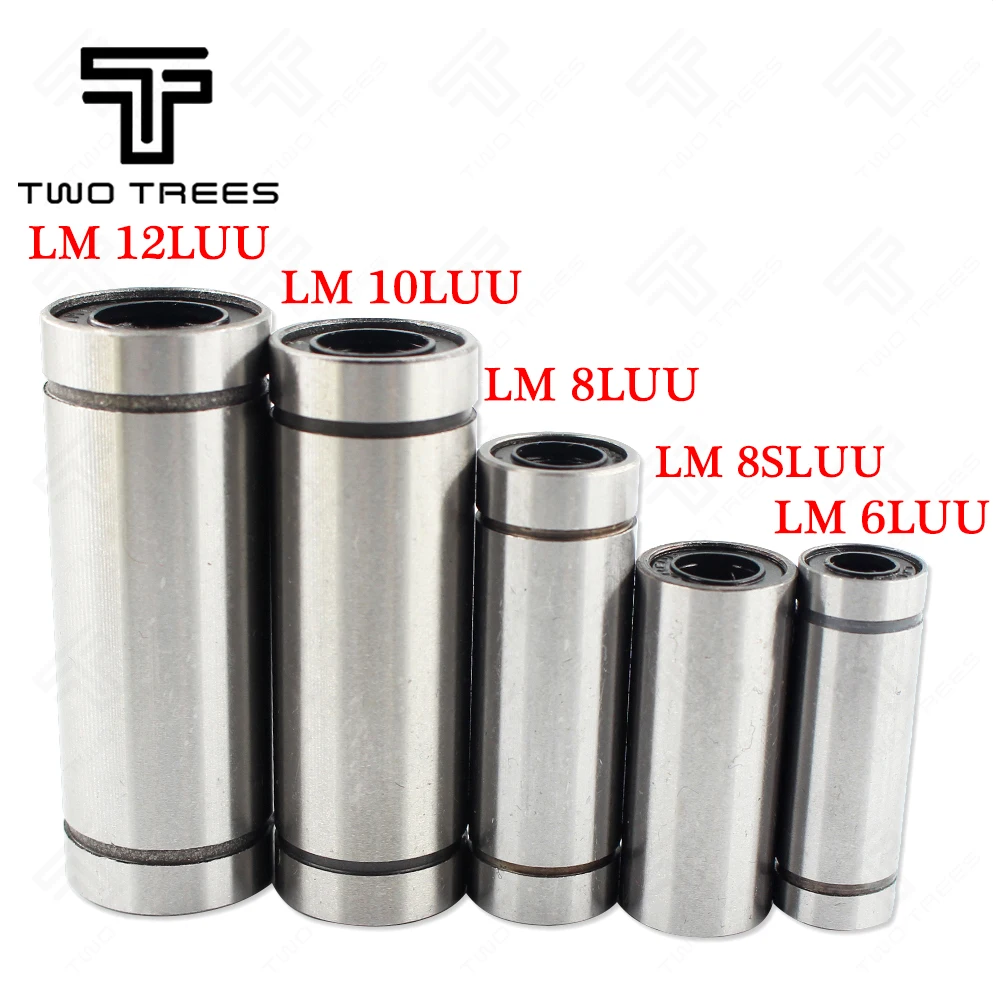 Детали для 3D принтера линейные подшипники LM6LUU/LM8LUU/LM10LUU/LM6UU/LM8UU втулка втулки