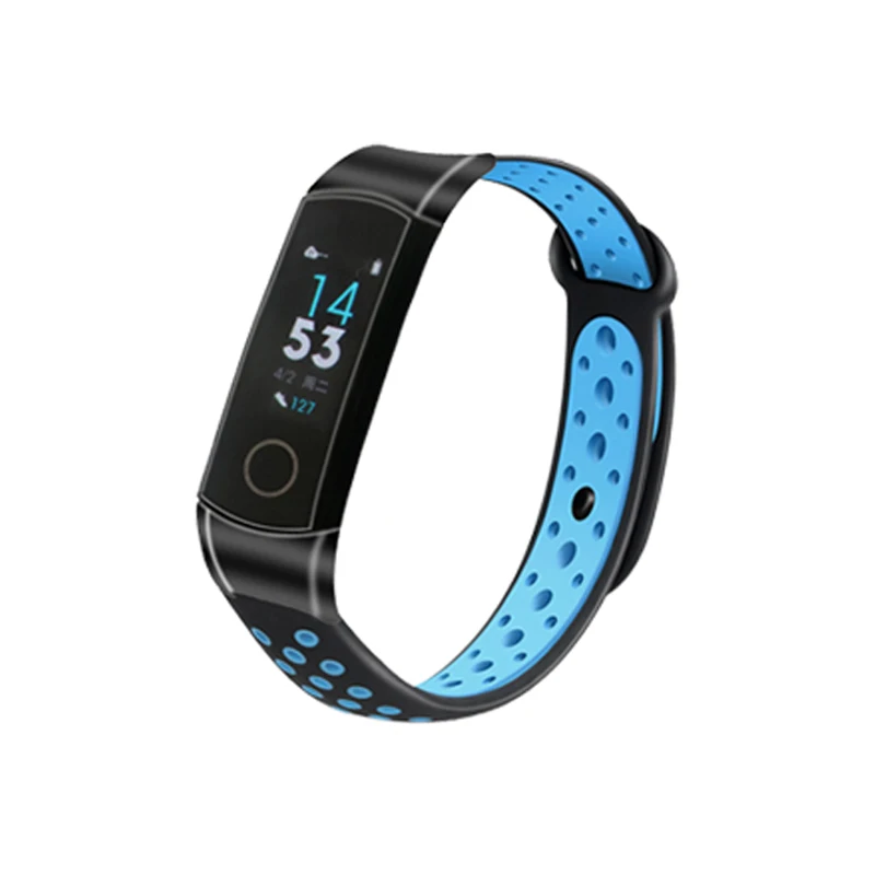Силиконовый металлический ремешок для huawei Honor Band 4, резиновый браслет, браслет из нержавеющей стали, браслет huawei Band 4, аксессуары для браслетов